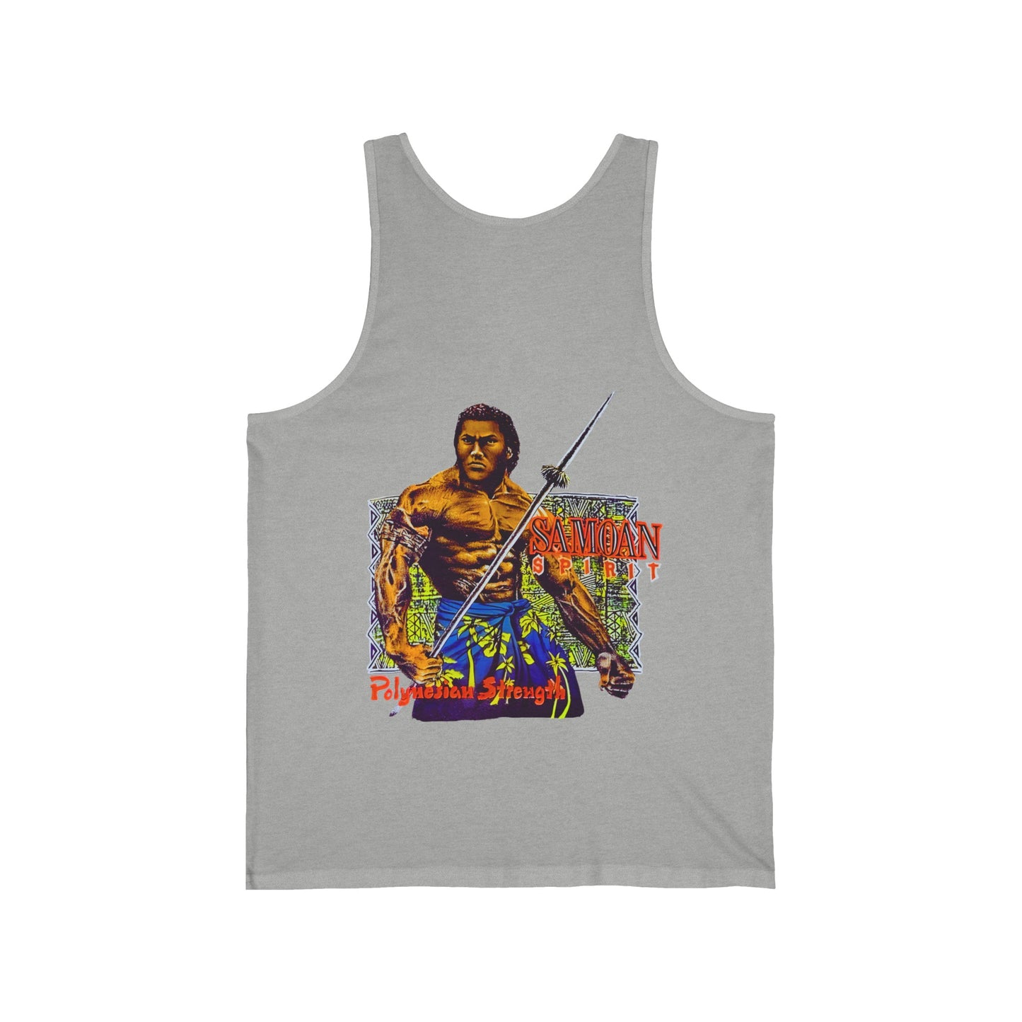 Samoan Strength Samoan Spirit Polynesian Strength Vintage Design 90s New Print Unisex Jersey Tank