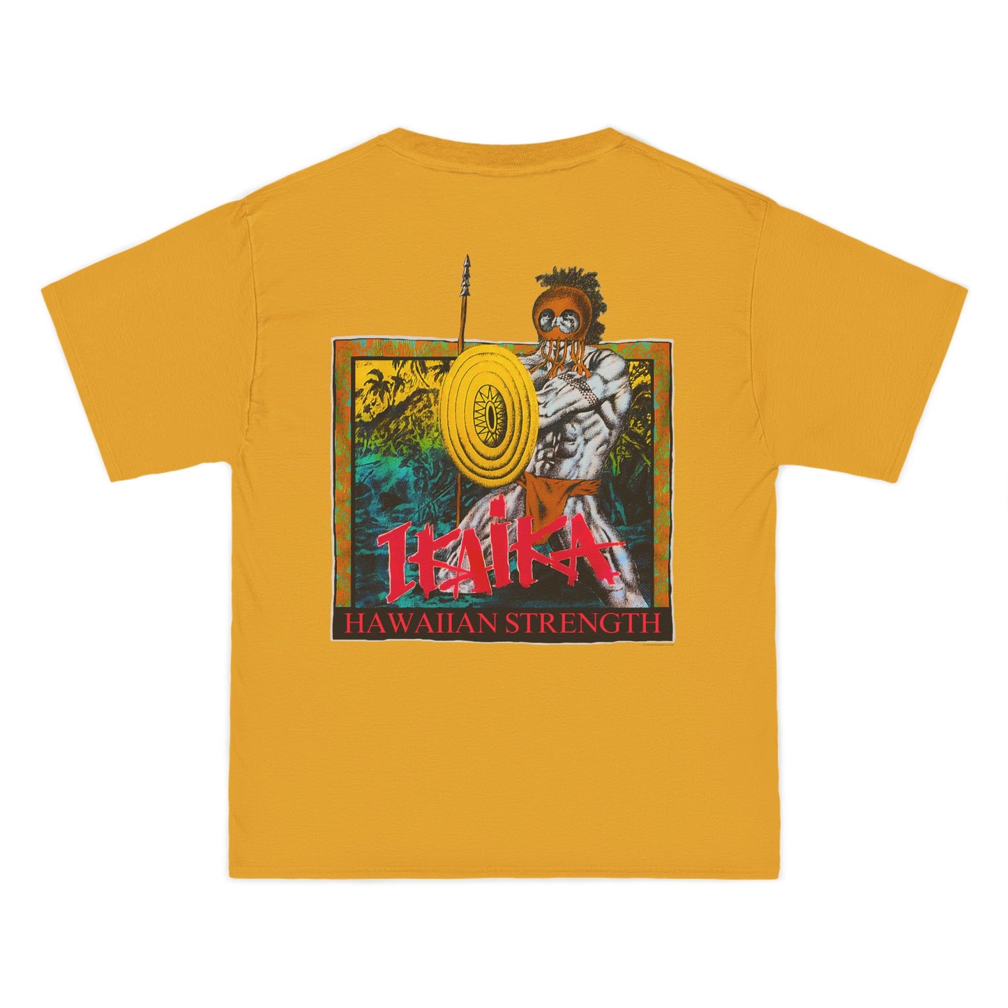 Hawaiian Strength Ikaika Hawaiian Strength Vintage Design 90s New Print Beefy-T®  Short-Sleeve T-Shirt