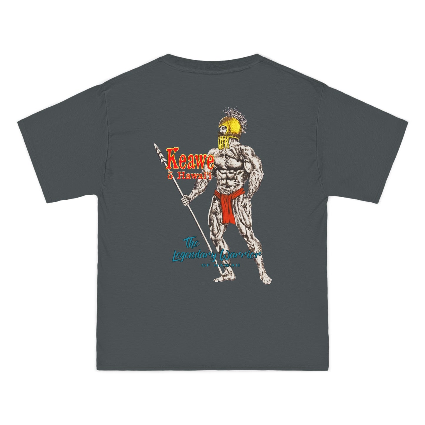 Hawaiian Strength Keawe o Hawaii The Legendary Warrior of Hawaii Vintage Designs 90s New Print Beefy-T®  Short-Sleeve T-Shirt