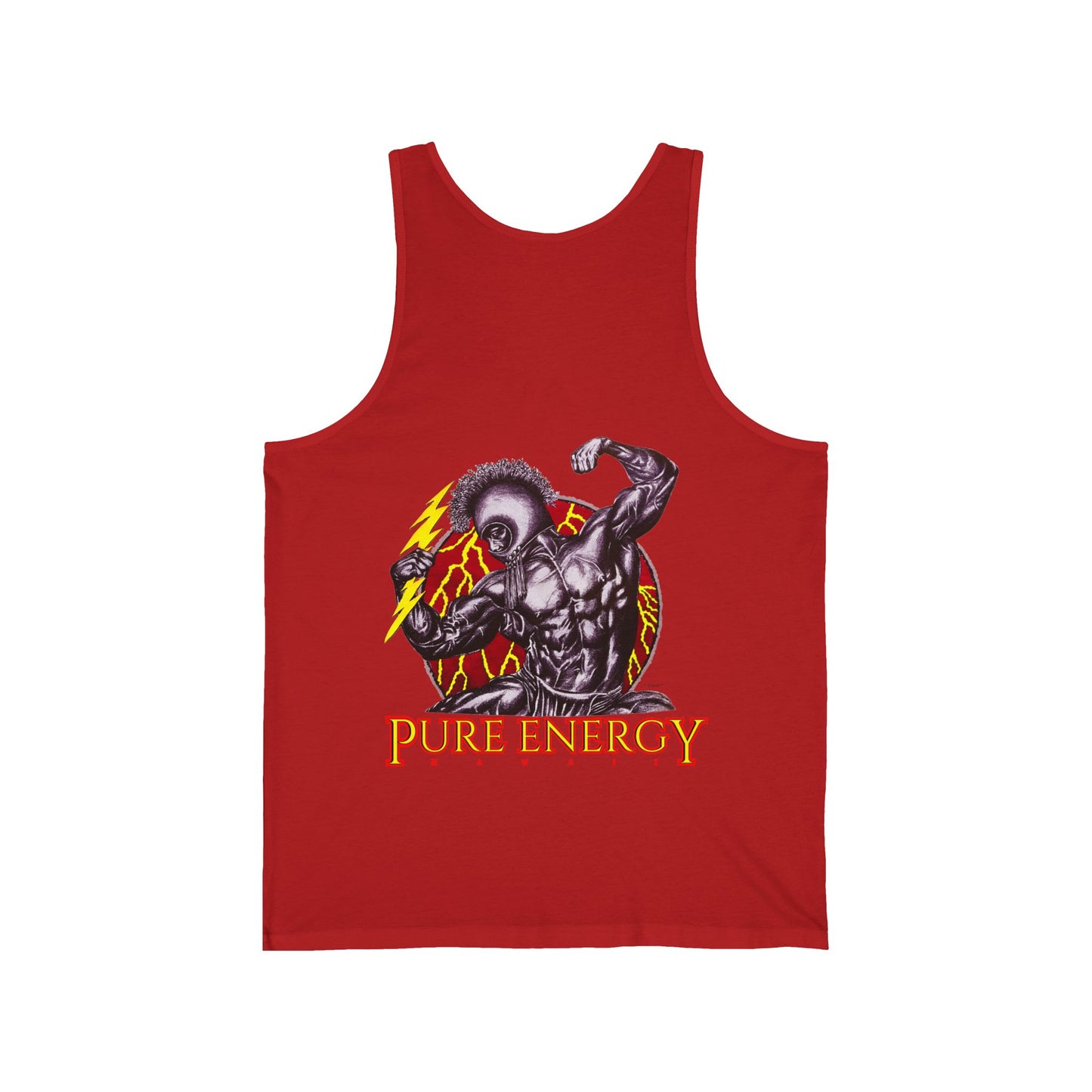 Hawaiian Strength Pure Energy Hawaii Vintage Design 90s New Print Unisex Jersey Tank