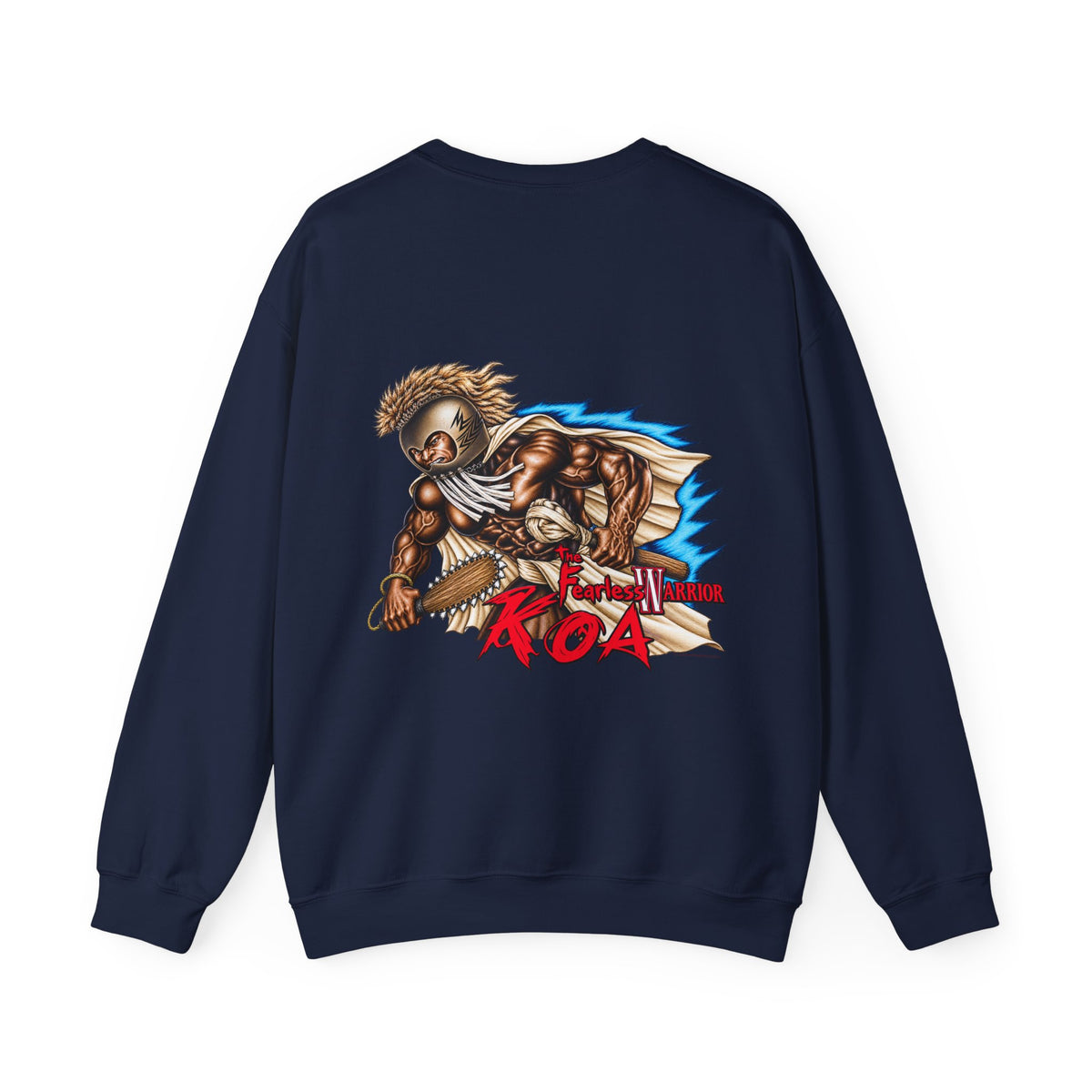 Hawaiian Strength The Fearless Warrior Koa Unisex Heavy Blend™ Crewneck Sweatshirt