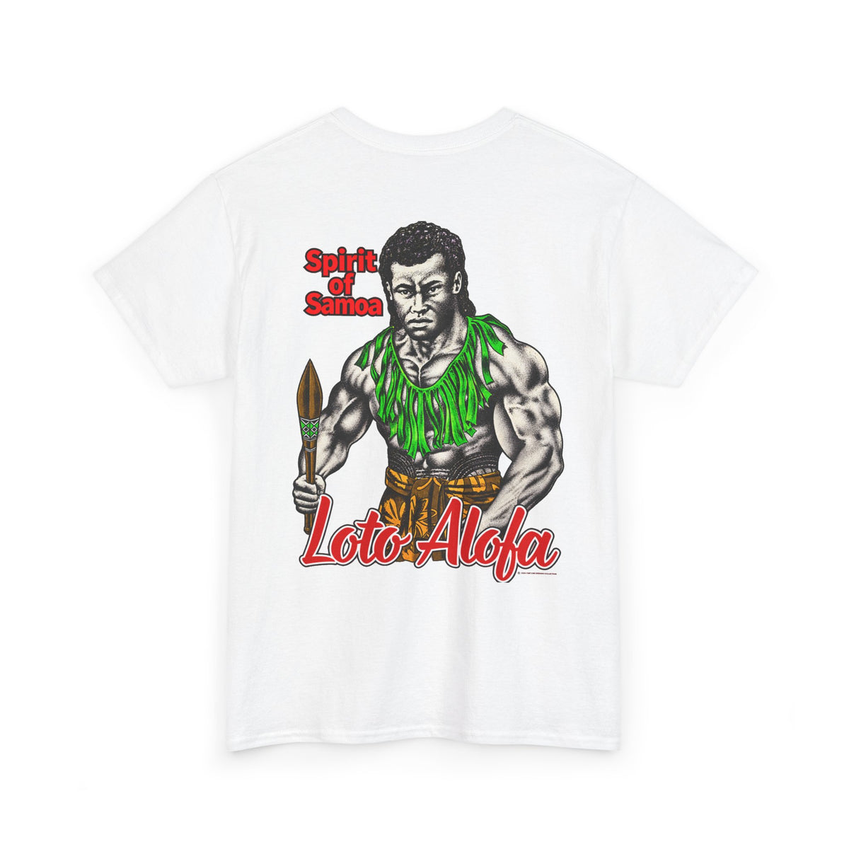 Samoan Strength Spirit of Samoa Loto Alofa Unisex Heavy Cotton Tee