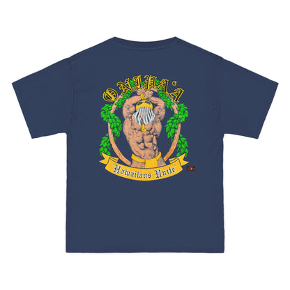 Hawaiian Strength Onipa'a Hawaiians Unite Vintage Design 90s New Print Beefy-T®  Short-Sleeve T-Shirt