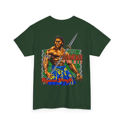 Samoan Strength Samoan Spirit Polynesian Strength Unisex Heavy Cotton Tee