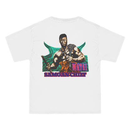 Samoan Strength Samoan Chief Matai Vintage Design 90s New Print Beefy-T®  Short-Sleeve T-Shirt