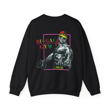 Jawaiian Strength Reggae Powerhouse Gym Vintage Design 90s New Print Unisex Heavy Blend™ Crewneck Sweatshirt