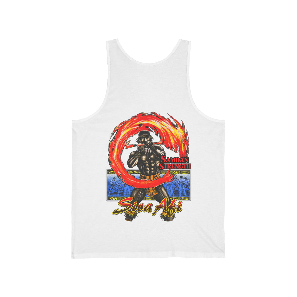 Samoan Strength Siva Afi Unisex Jersey Tank