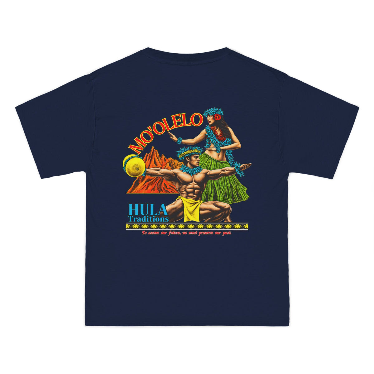 Hawaiian Strength Mo'olelo Hula Traditions Beefy-T®  Short-Sleeve T-Shirt