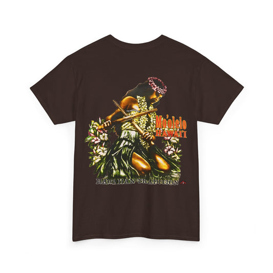 Hawaiian Strength Hawaiian Tradition Mo'olelo Hawai'i Vintage Design 90s New Print T-shirt Unisex Heavy Cotton Tee