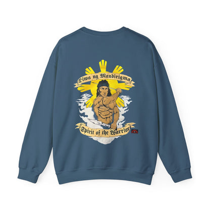Filipino Strength Spirit of the Warrior Diwa ng Mandirigma Vintage Design 90s New Print Unisex Heavy Blend™ Crewneck Sweatshirt