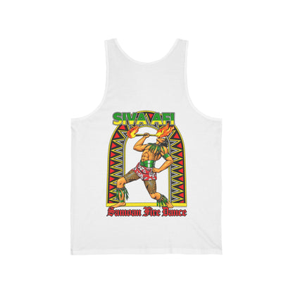 Samoan Strength Siva Afi Samoan Fire Dance Unisex Jersey Tank