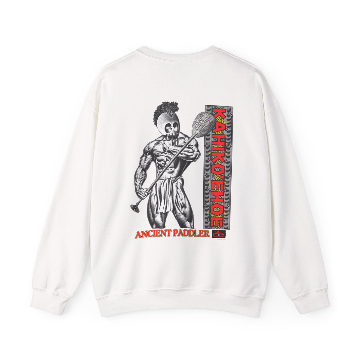 Hawaiian Strength Ancient Paddler Unisex Heavy Blend™ Crewneck Sweatshirt
