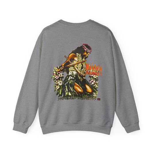 Hawaiian Strength Hawaiian Tradition Mo'olelo Hawai'i Vintage Design 90s New Print Unisex Heavy Blend™ Crewneck Sweatshirt