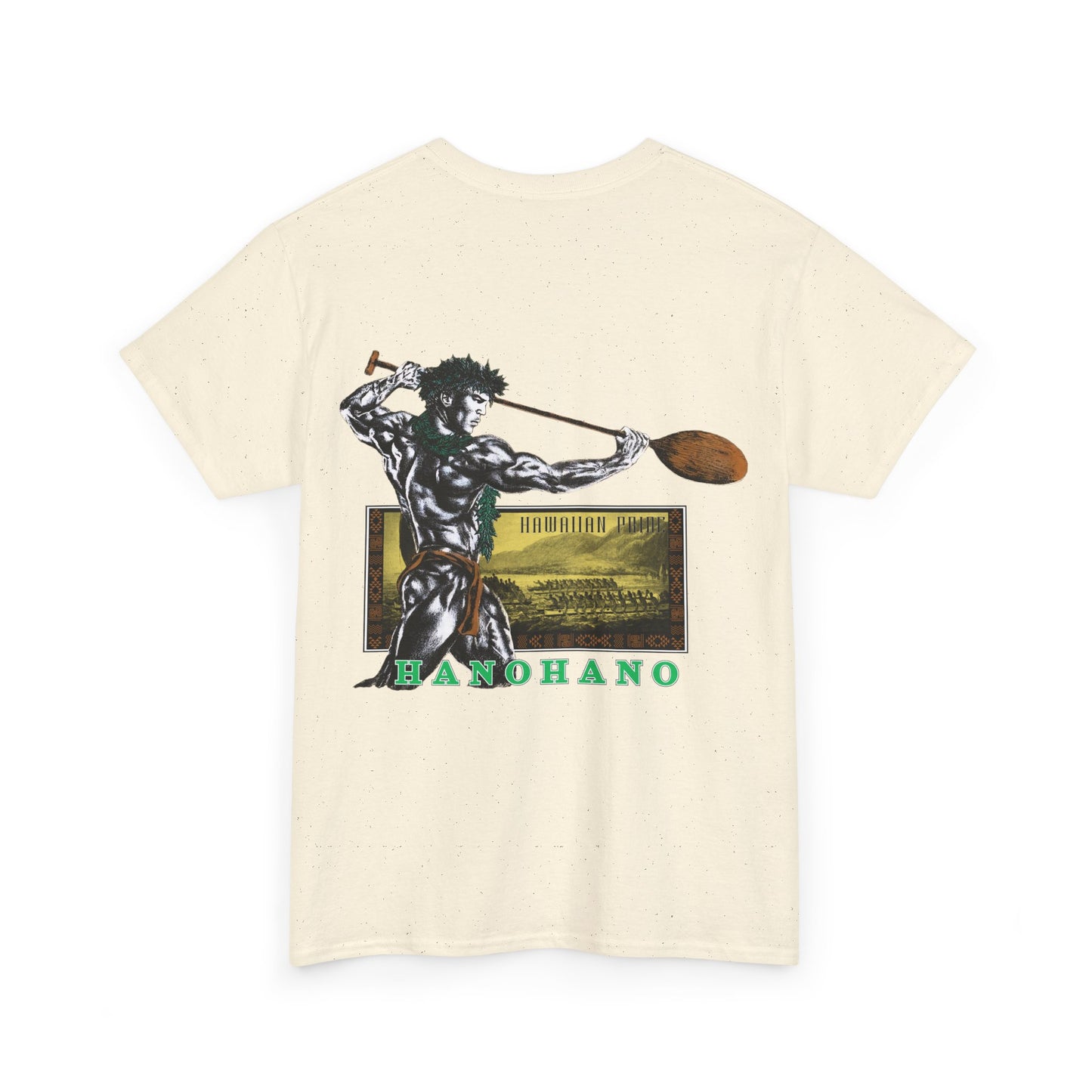 Hawaiian Strength Hanohano Hawaiian Pride Vintage 90s Design New Print Unisex Heavy Cotton Tee
