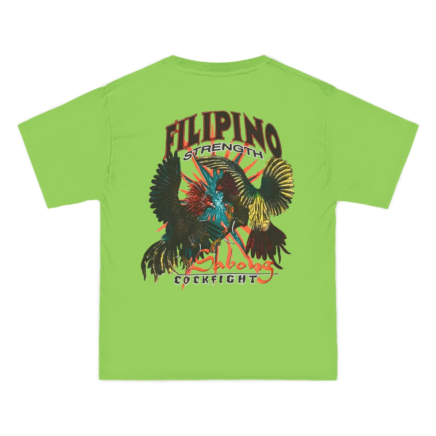 Filipino Strength Sabong Cockfight Vintage Design 90s New Print Beefy-T®  Short-Sleeve T-Shirt