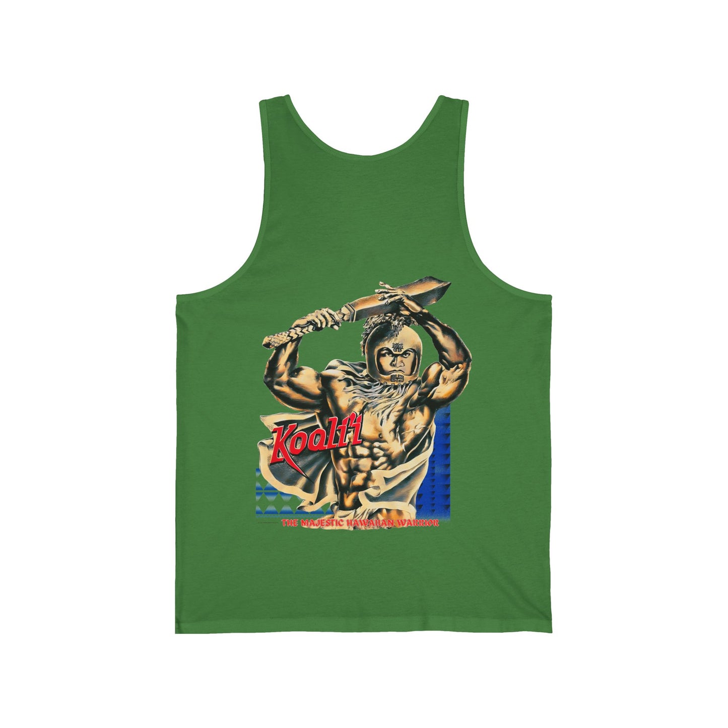 Hawaiian Strength Koali'i The Majestic Hawaiian Warrior Vintage Design 90s New Print Unisex Jersey Tank