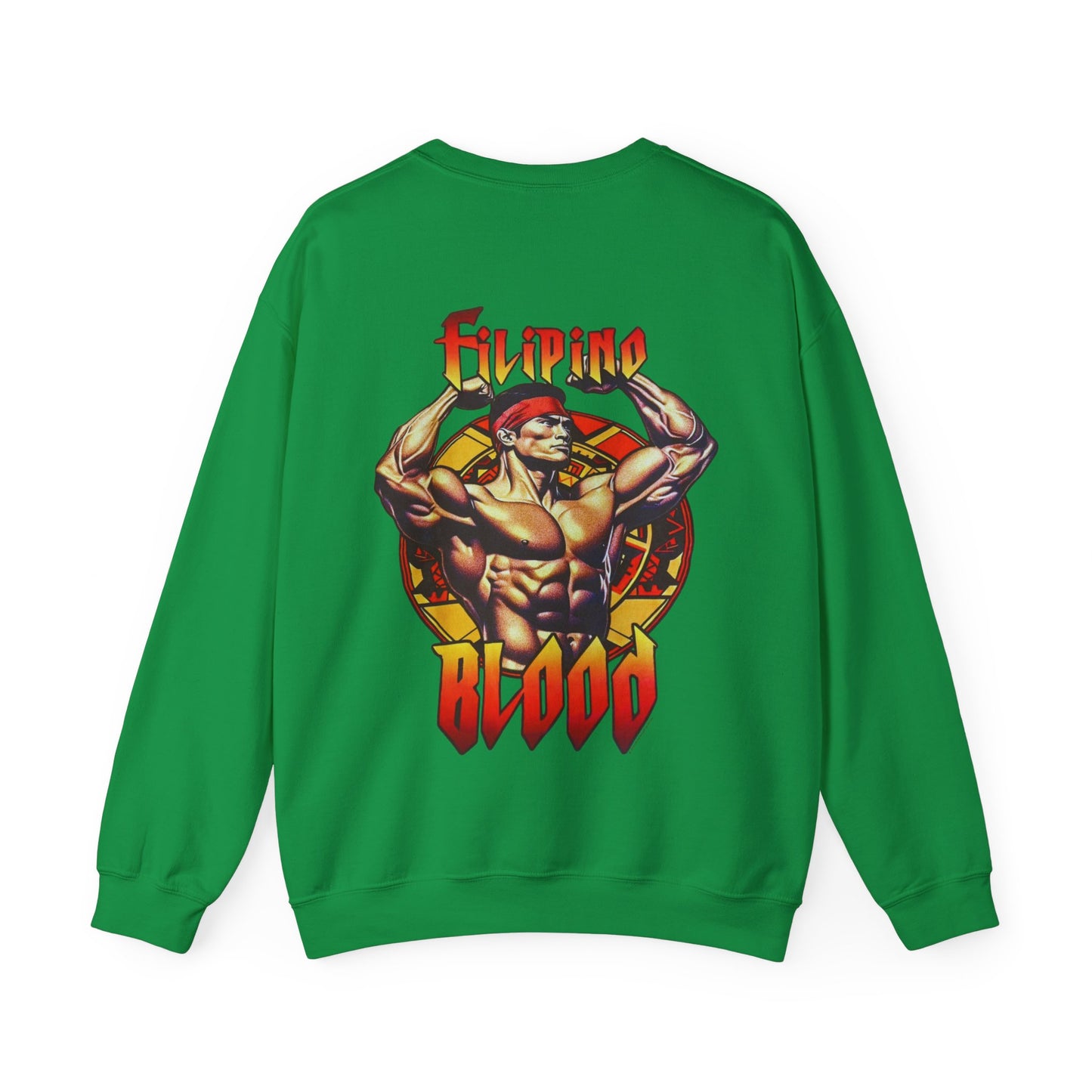 Filipino Strength Filipino Blood Vintage Design 90s New Print Unisex Heavy Blend™ Crewneck Sweatshirt