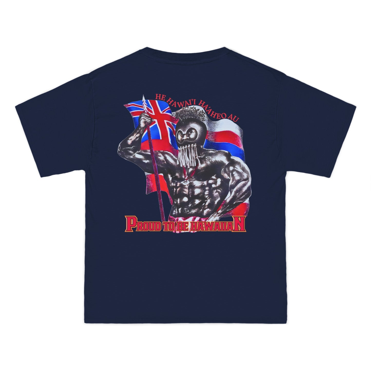 Hawaiian Strength Proud To Be Hawaiian He Hawai'i Ha'aheo Au Vintage Design 90s New Print Beefy-T®  Short-Sleeve T-Shirt