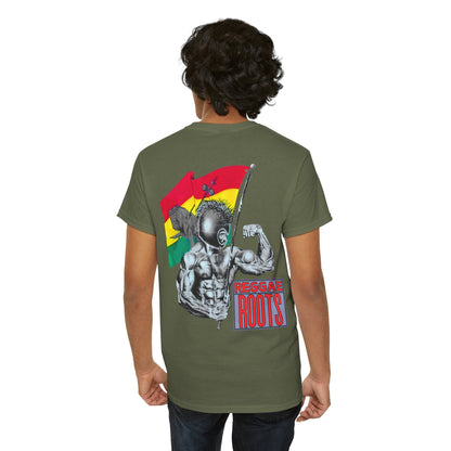 Jawaiian Strength Reggae Roots Vintage Design 90s New Print Unisex Heavy Cotton Tee