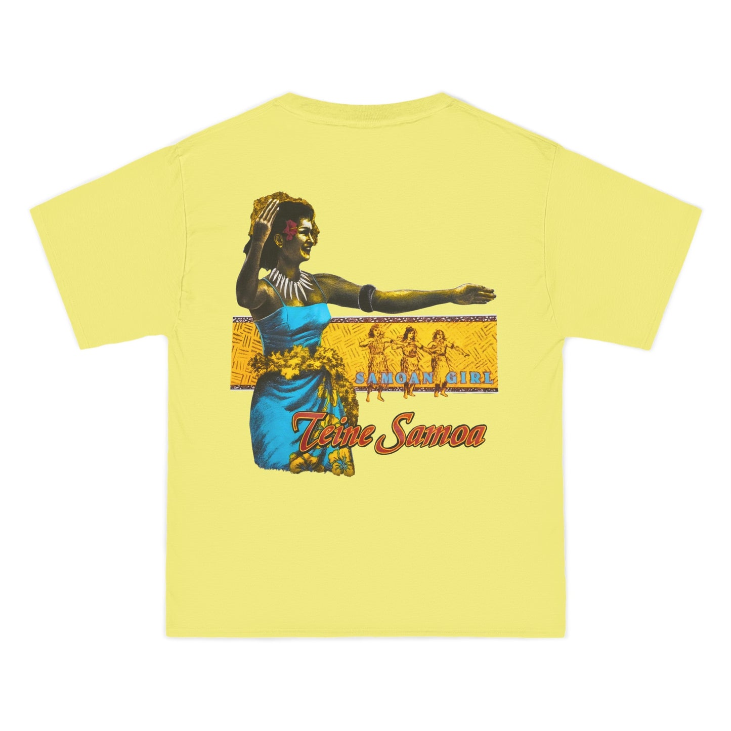 Samoan Strength Samoan Girl Teine Samoa Vintage Design 90s New Print Beefy-T®  Short-Sleeve T-Shirt