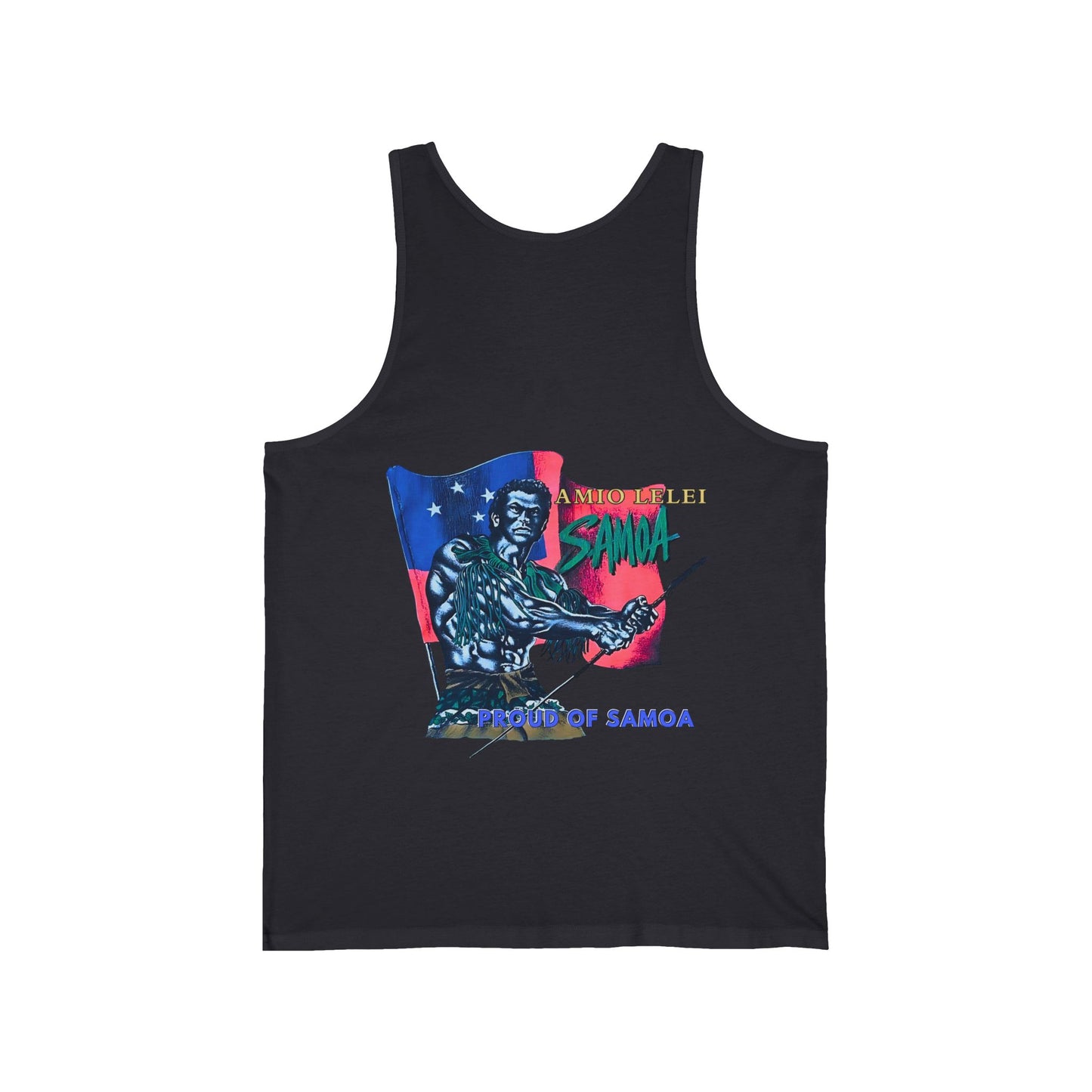 Samoan Strength Proud of Samoa Amio Lelei Vintage Design 90s New Print Unisex Jersey Tank