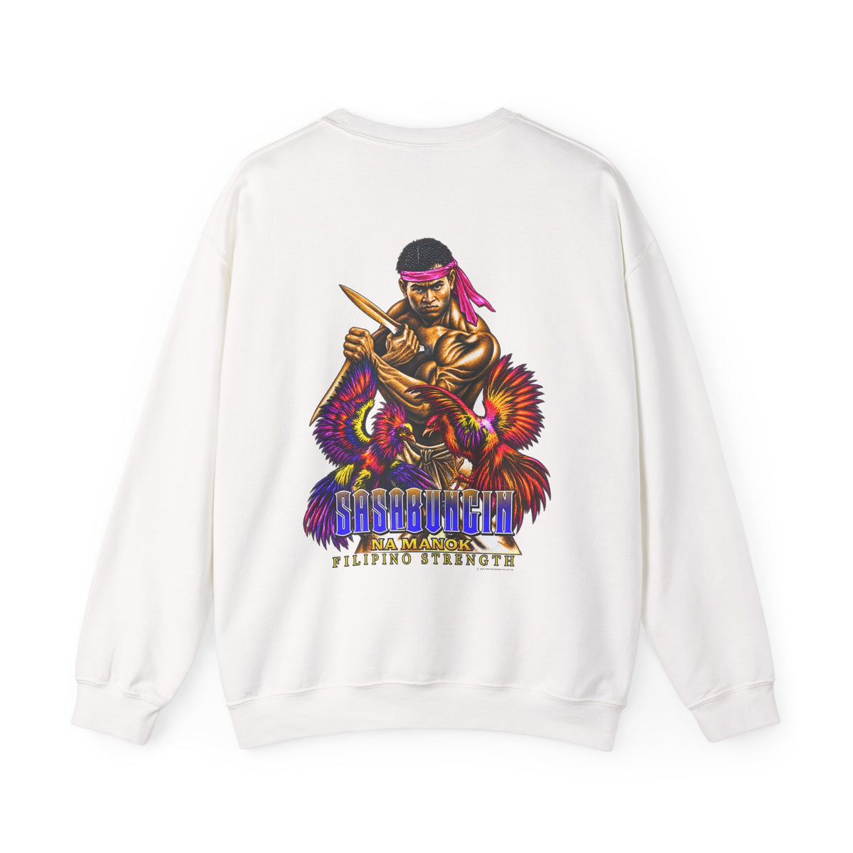 Filipino Strength Sasabungin Na Manok Unisex Heavy Blend™ Crewneck Sweatshirt