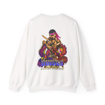Filipino Strength Sasabungin Na Manok Unisex Heavy Blend™ Crewneck Sweatshirt