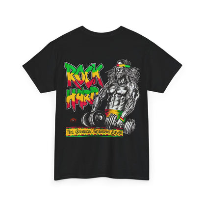 Jawaiian Strength Rock Hard The Original Reggae Style Vintage 90s Design New Print Unisex Heavy Cotton Tee