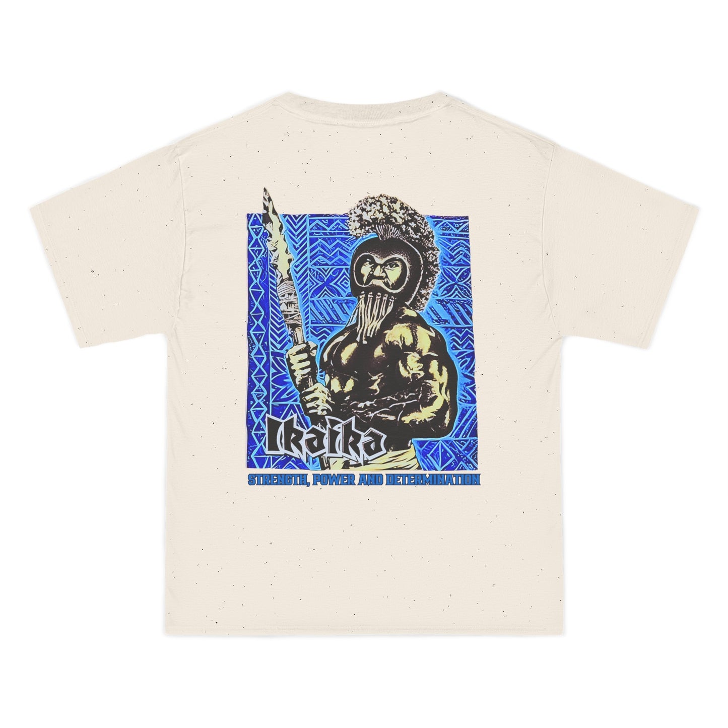 Hawaiian Strength Ikaika Strength Power and Determination Vintage Design 90s New Print Beefy-T®  Short-Sleeve T-Shirt