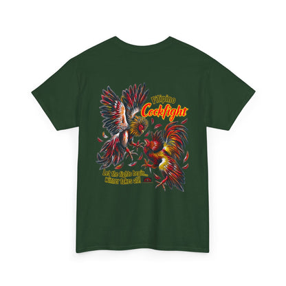 Filipino Strength Filipino Cockfight Vintage Design 90s New Print T-shirt Unisex Heavy Cotton Teetton Tee