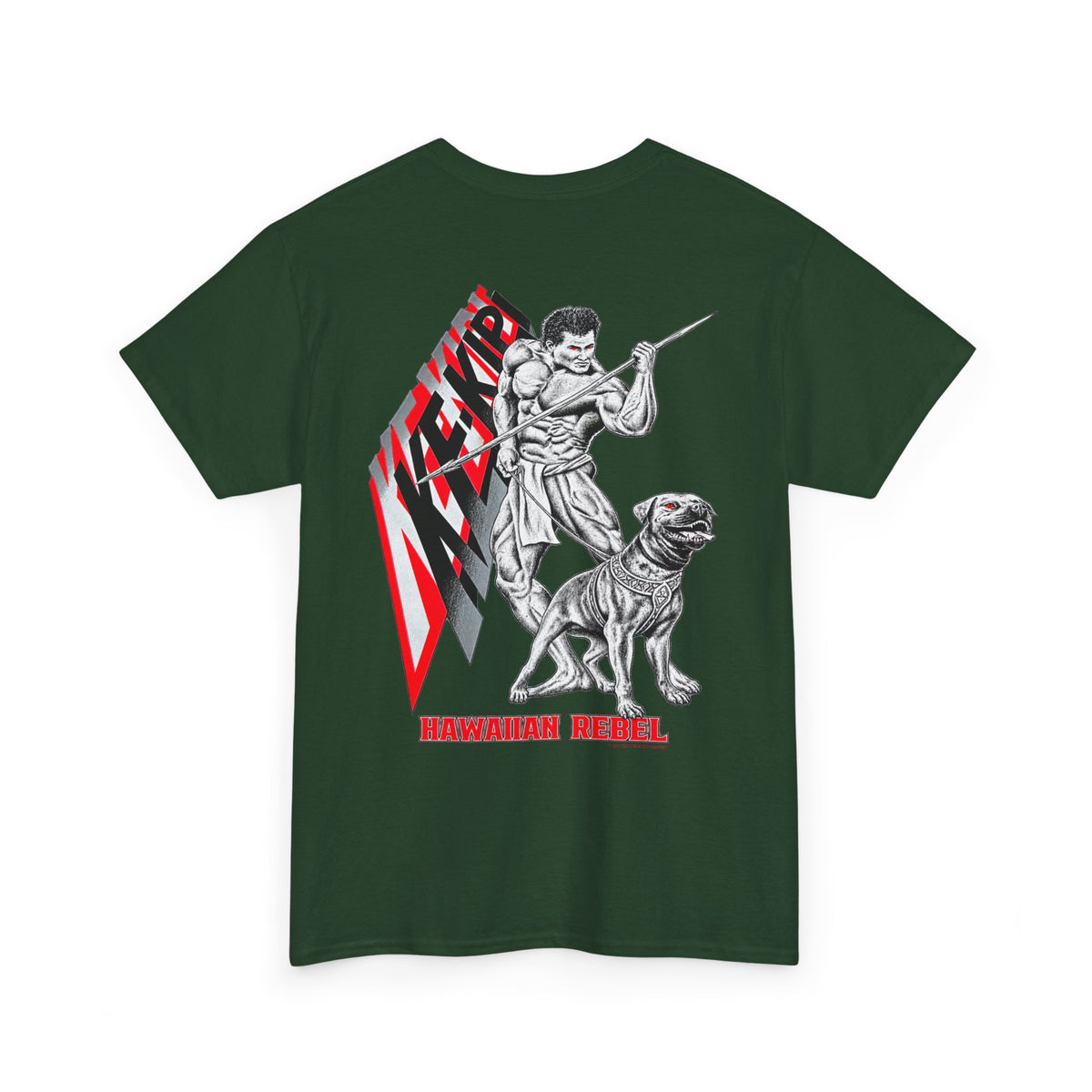 Hawaiian Strength Ke-Kipi Hawaiian Rebel T-shirt Unisex Heavy Cotton Tee