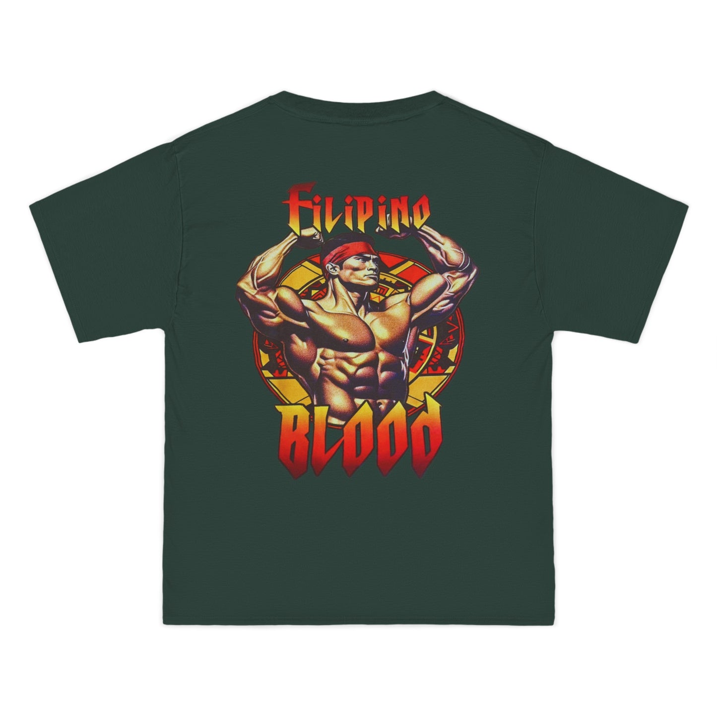 Filipino Strength Filipino Blood Vintage Design 90s New Print Beefy-T®  Short-Sleeve T-Shirt