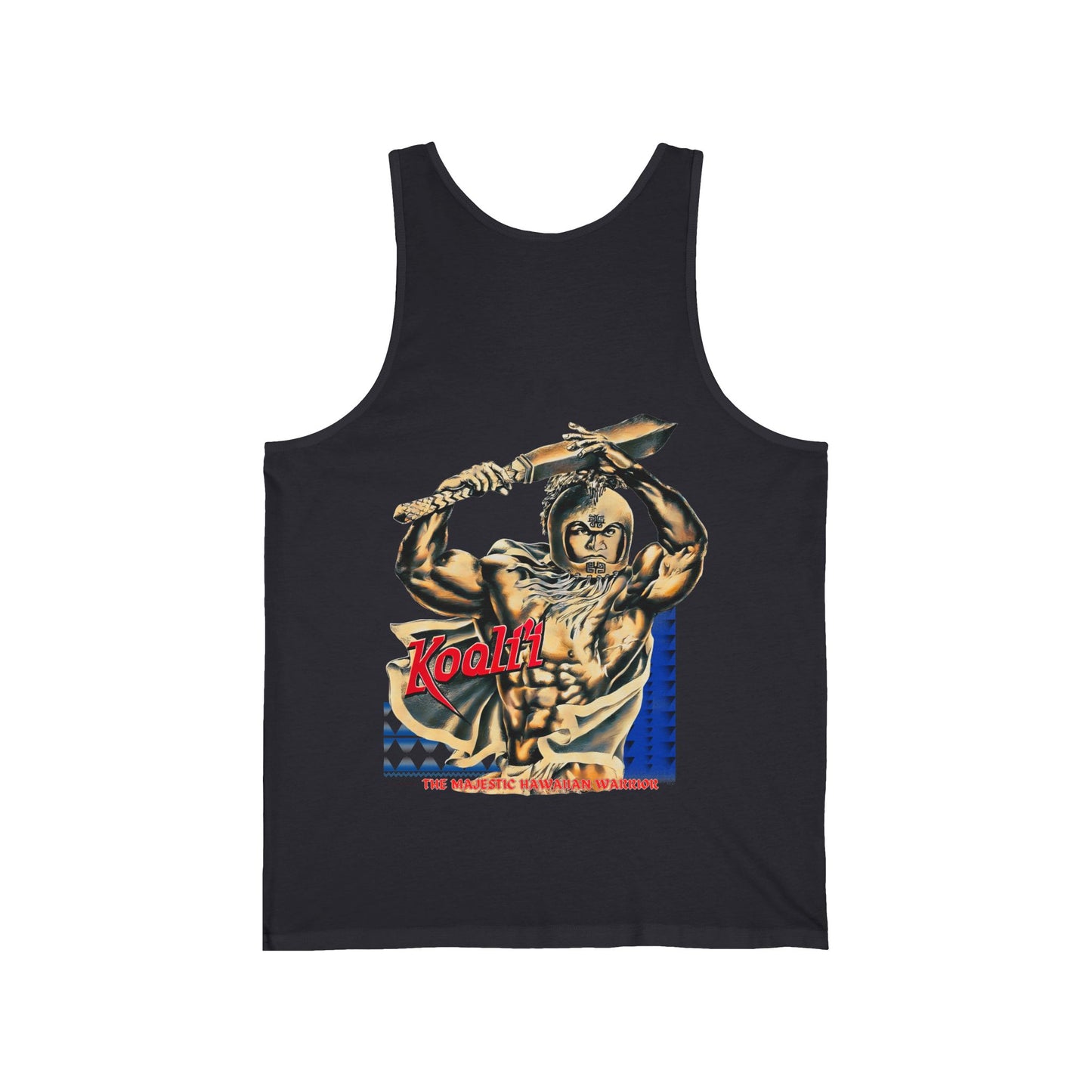 Hawaiian Strength Koali'i The Majestic Hawaiian Warrior Vintage Design 90s New Print Unisex Jersey Tank