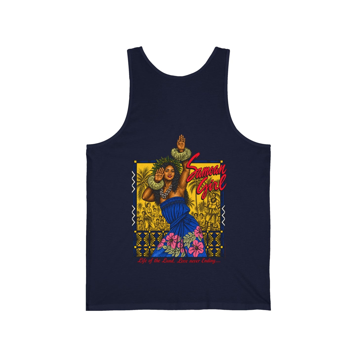 Samoan Strength Samoan Girl Unisex Jersey Tank