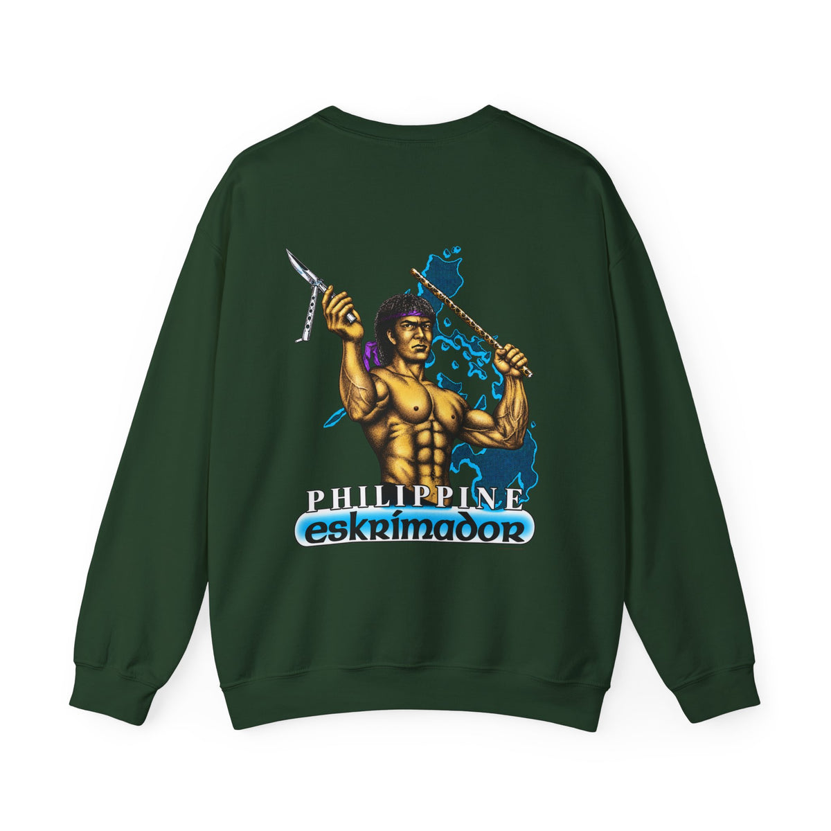 Filipino Strength Philippine Eskrimador Unisex Heavy Blend™ Crewneck Sweatshirt