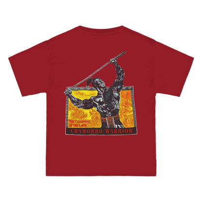 Chamorro Warrior Guam The Champions Of The Land Vintage Design 90s New Print Beefy-T®  Short-Sleeve T-Shirt