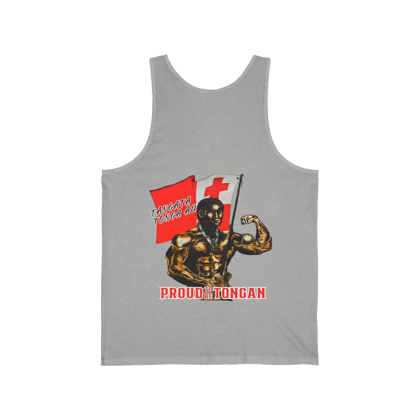 Local Strength Proud To Be Tongan Tangata Tonga Au Vintage Design 90s New Print Unisex Jersey Tank