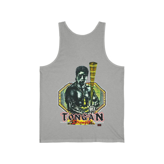 Local Strength Tongan Strength Brought Forth From Native Lands Vintage Design 90s New Print Unisex Jersey Tank