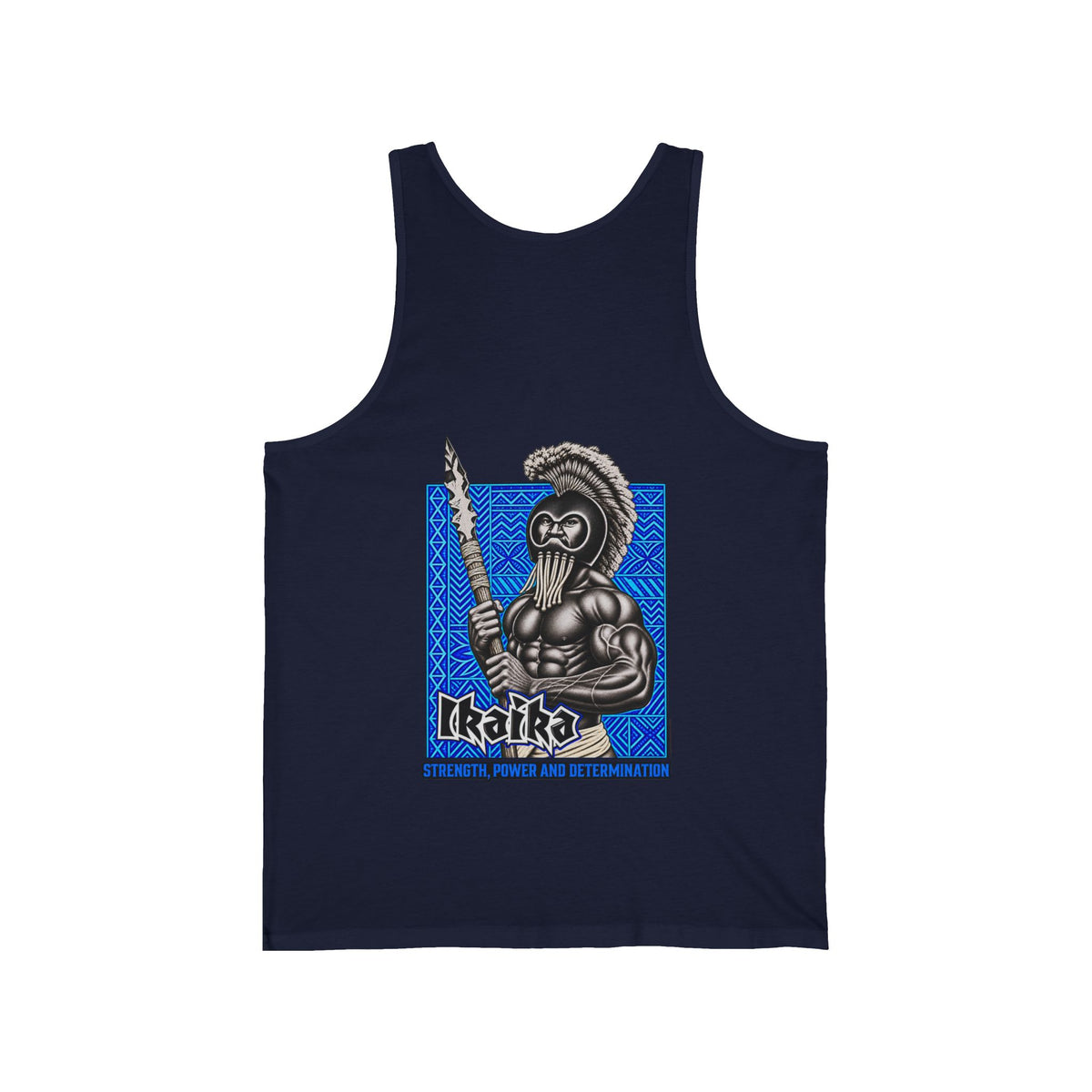 Hawaiian Strength Ikaika Strength Power and Determination Unisex Jersey Tank