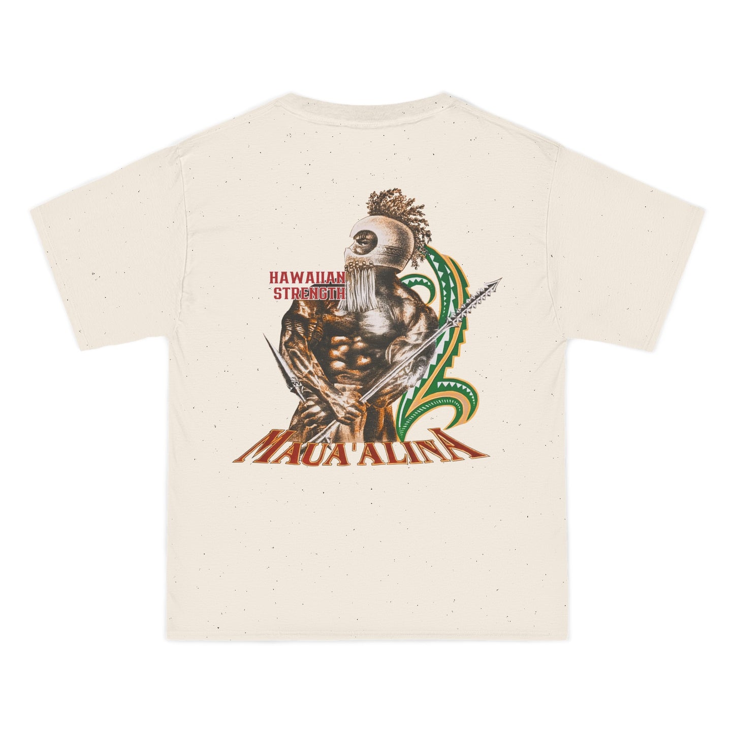 Hawaiian Strength Maua'alina Vintage Design 90s New Print Beefy-T®  Short-Sleeve T-Shirt