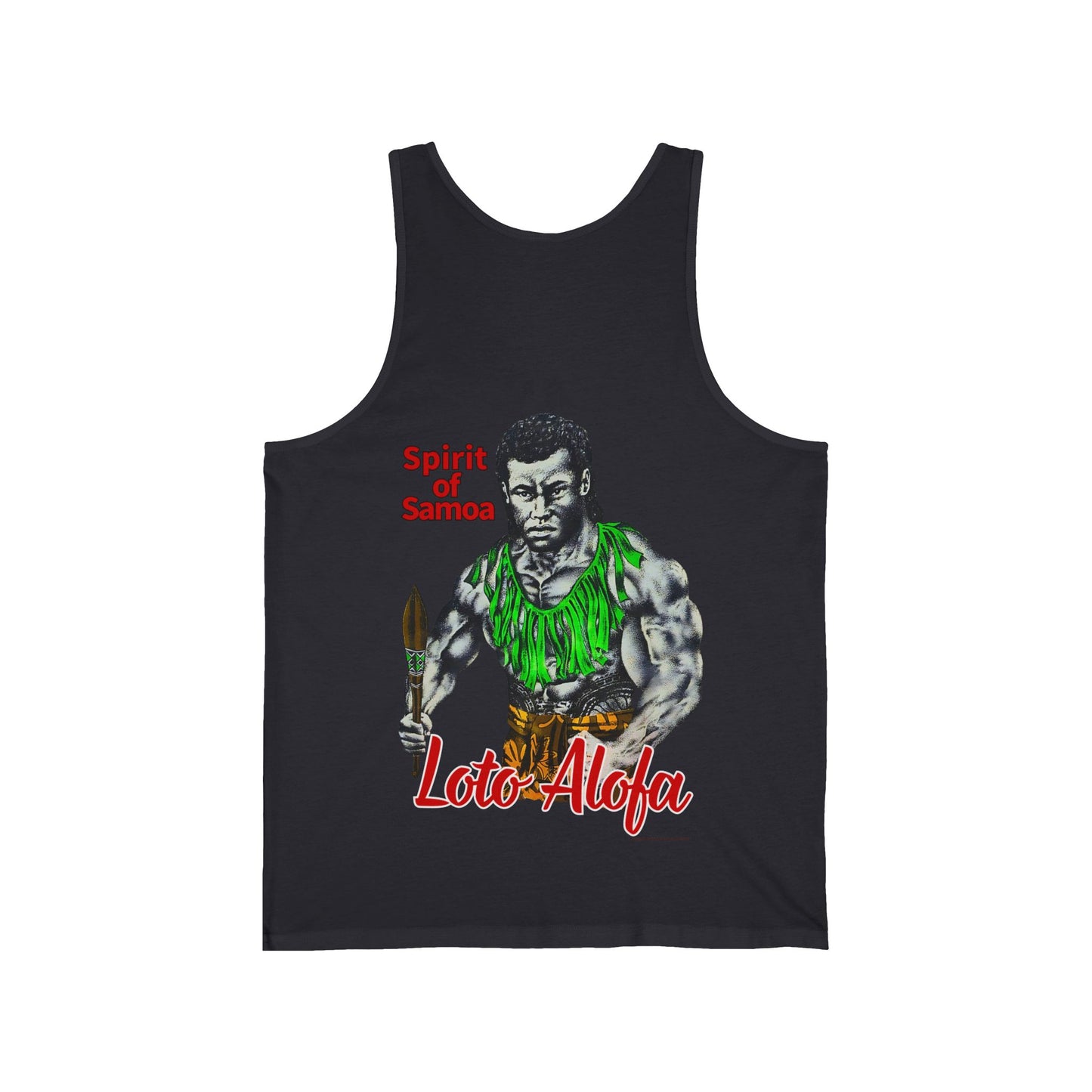 Samoan Strength Spirit of Samoa Loto Alofa Vintage Design 90s New Print Unisex Jersey Tank