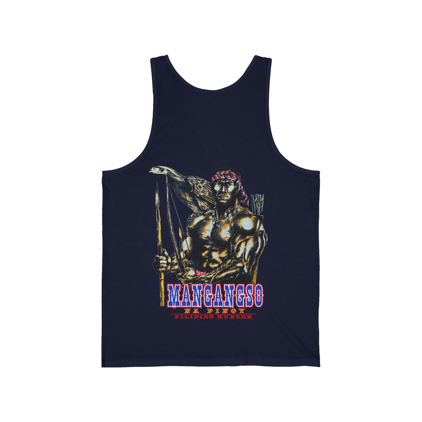 Filipino Strength Mangangso Na Pinoy Filipino Hunter Vintage Design 90s New Print Unisex Jersey Tank