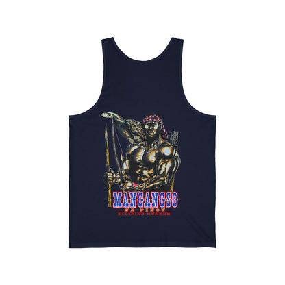 Filipino Strength Mangangso Na Pinoy Filipino Hunter Vintage Design 90s New Print Unisex Jersey Tank