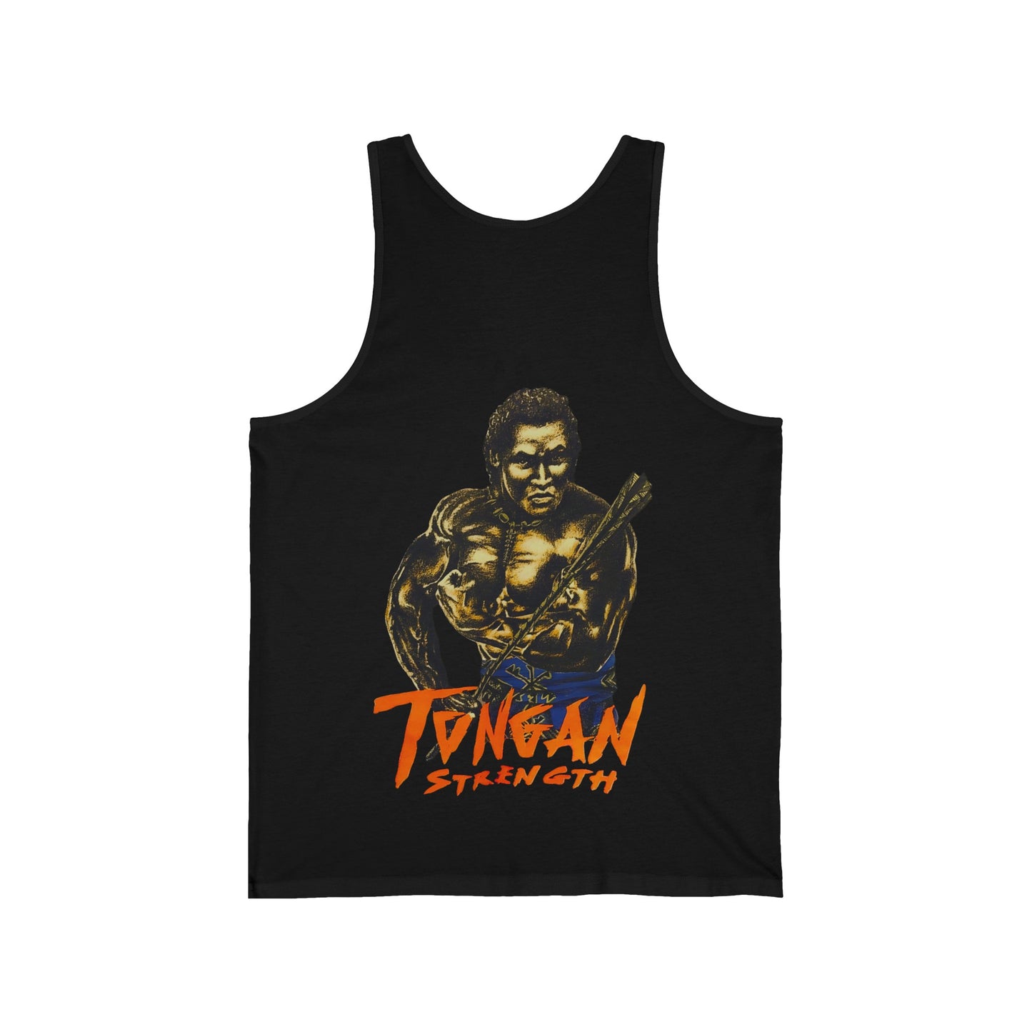 Local Strength Tongan Strength Vintage Design 90s New Print Unisex Jersey Tank