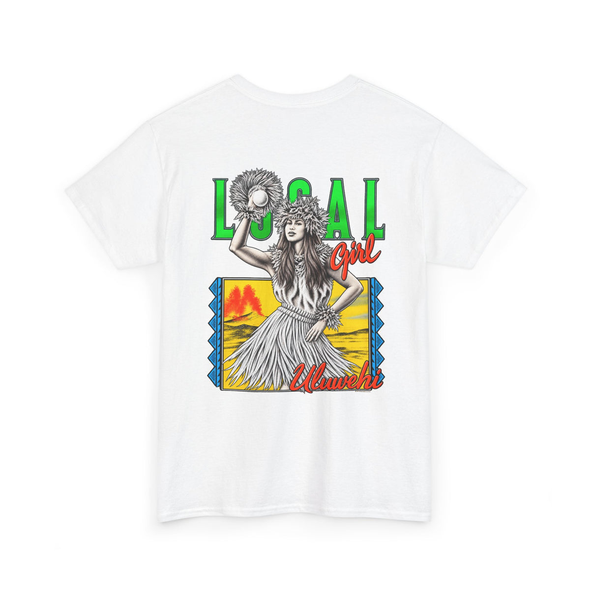 Hawaiian Strength Local Girl Uluwehi Unisex Heavy Cotton Tee
