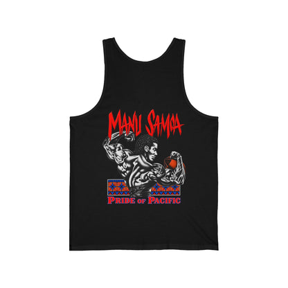 Samoan Strength Manu Samoa Pride of Pacific Unisex Jersey Tank
