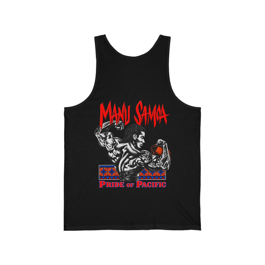 Samoan Strength Manu Samoa Pride of Pacific Unisex Jersey Tank