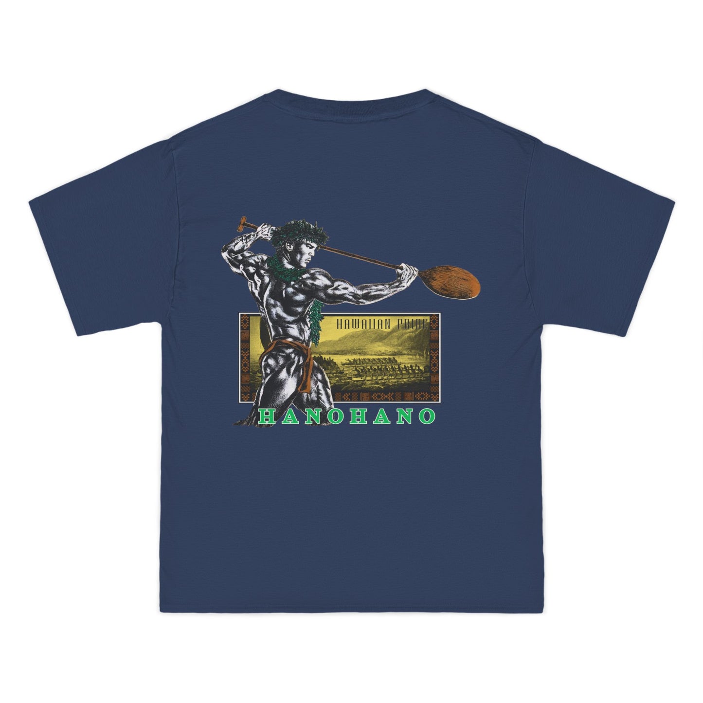 Hawaiian Strength Hanohano Hawaiian Pride Vintage 90s Design New Print Beefy-T®  Short-Sleeve T-Shirt