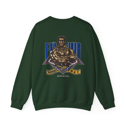 Samoan Strength Fa'a Samoa The Samoan Way Vintage Design 90s New Print Unisex Heavy Blend™ Crewneck Sweatshirt
