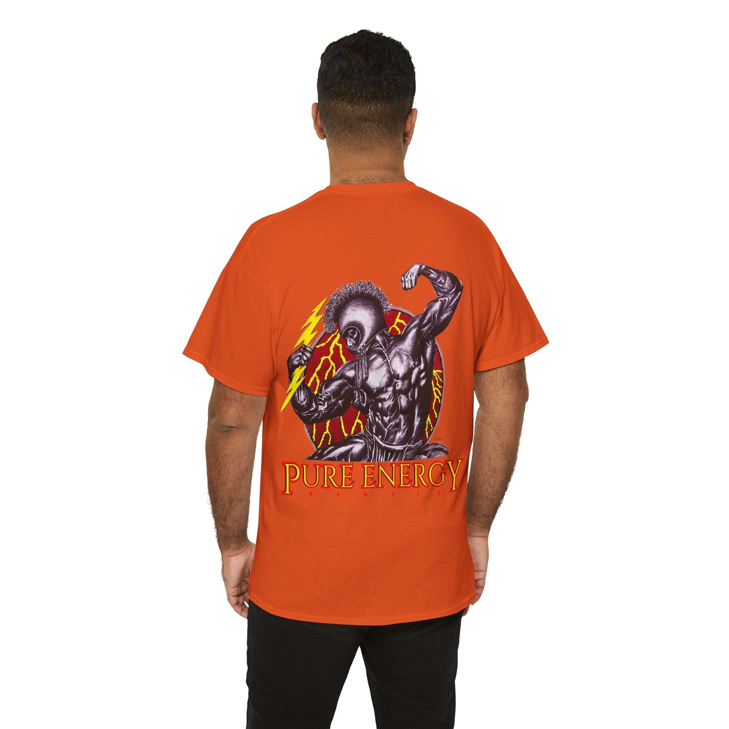 Hawaiian Strength Pure Energy Hawaii Vintage Design 90s New Print Unisex Heavy Cotton Tee